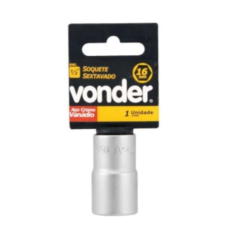Soquete Sextavado 16mm x 1/2