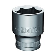 Soquete Sextavado 18 mm Encaixe 1/2" ST13309SC BELZER/SATA