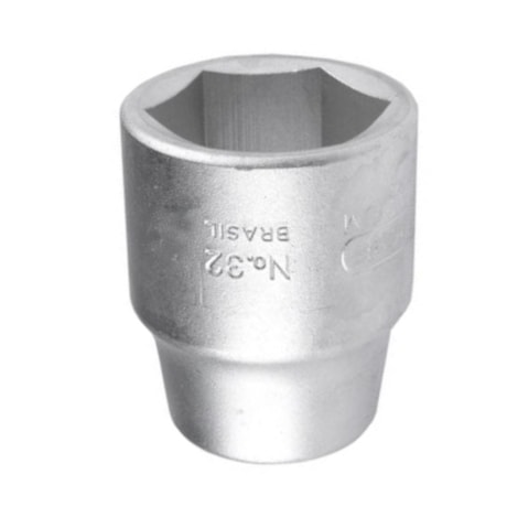 Soquete Sextavado 33 mm Encaixe 3/4