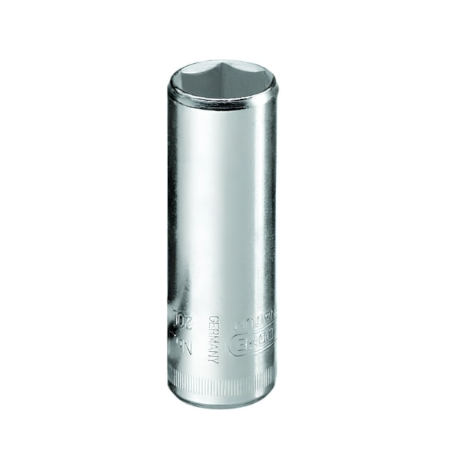 Soquete Sextavado 6mm Longo Encaixe 1/4