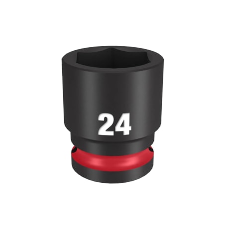 Soquete Sextavado de Impacto 24mm Encaixe 1/2