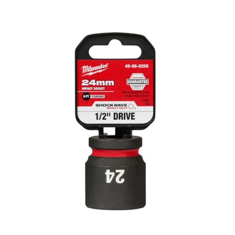 Soquete Sextavado de Impacto 24mm Encaixe 1/2