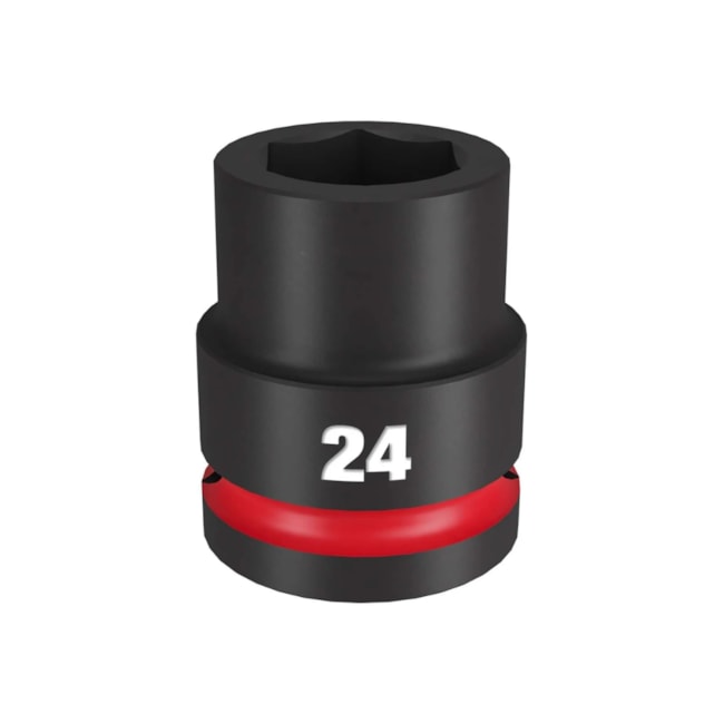 Soquete Sextavado de Impacto 24mm Encaixe 3/4