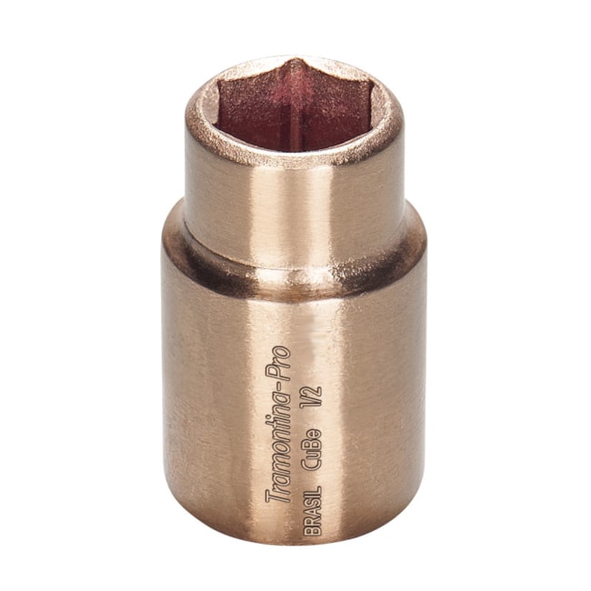 Soquete Sextavado em Cobre-Berílio 27 mm Antifaiscante Encaixe 1/2