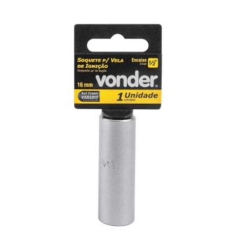 Soquete Sextavado para Vela de Ignição 16mm x 1/2