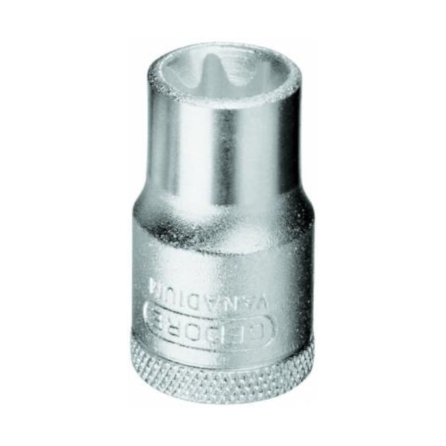Soquete Torx Hexalobular E20 18,45 mm Encaixe 1/2
