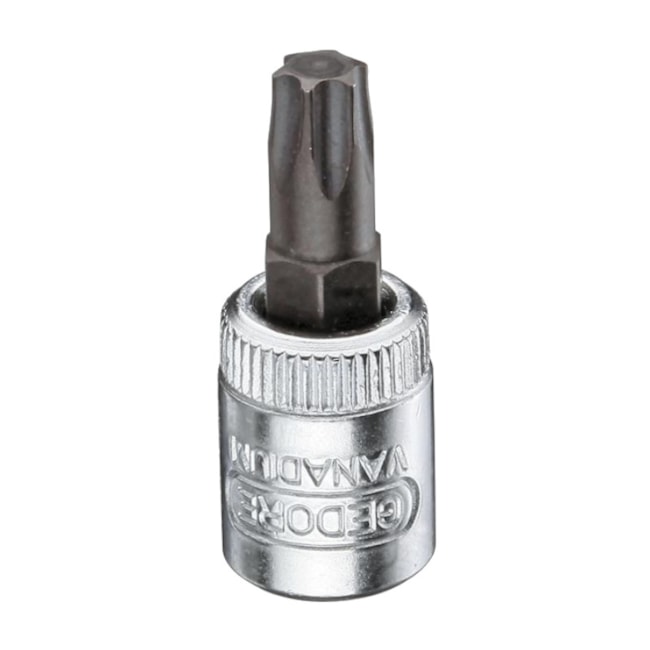 Soquete Torx Hexalobular T27 1/4