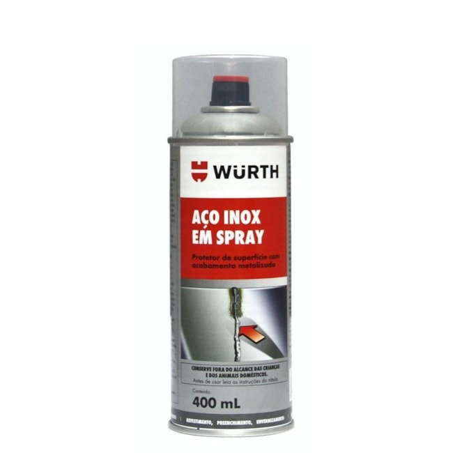 Spray de Aço Inox 400ml 0893114116 WURTH-2f9acc54-67b4-4d46-ade1-224e6bb0733e