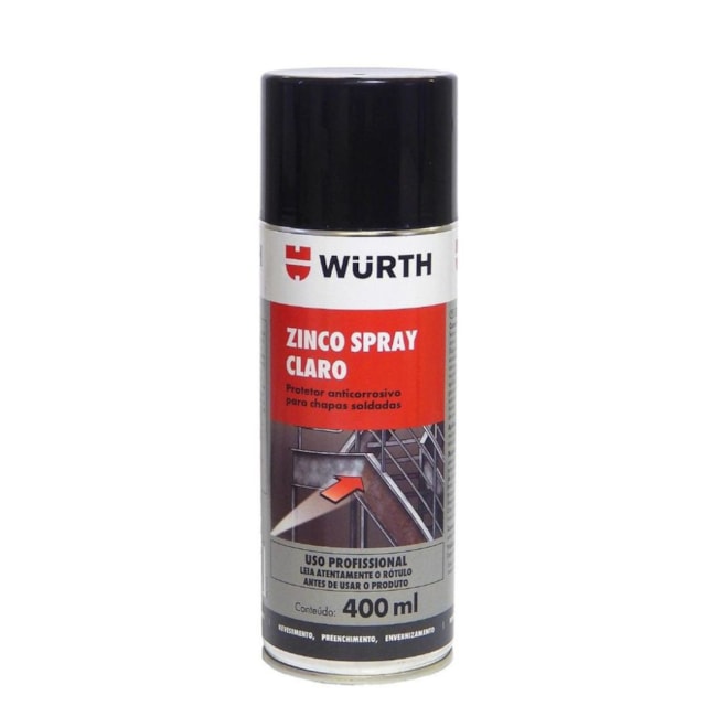 Spray de Zinco Claro 400ml 0893114112 WURTH-403ac3d0-47f7-4dd5-8f73-859917b94f07