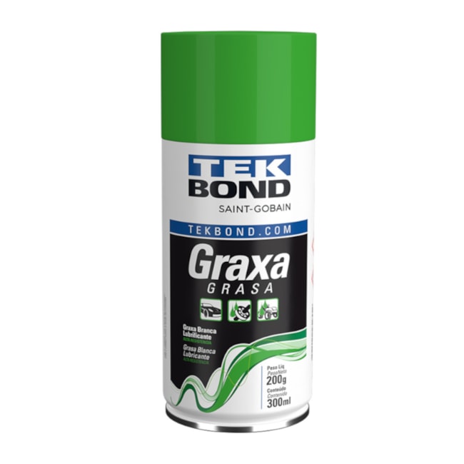 Spray Graxa Lubrificante e Proteção 300ML TEKSPRAY TEKBOND-c9507223-65a6-495f-ba8f-e801bc1b7b53