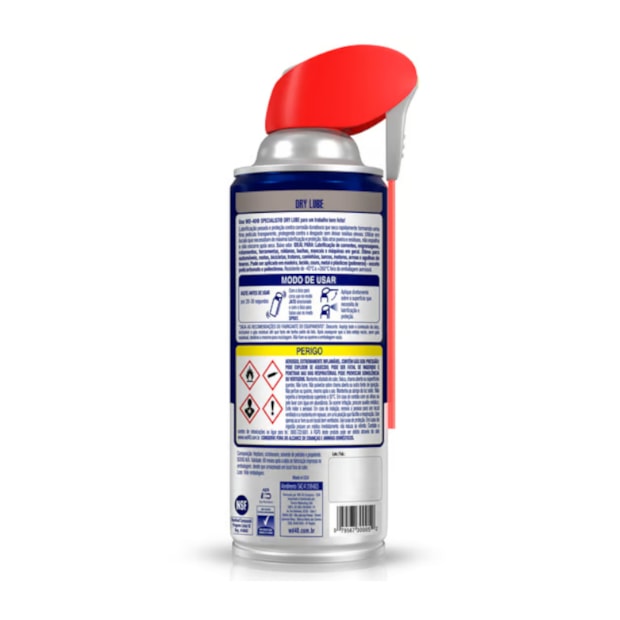 Spray Lubrificante Seco Antiaderente com PTFE Specialist DRY-LUBE WD-40-95dbd4c5-12d7-4ef1-877e-a90318a3be66