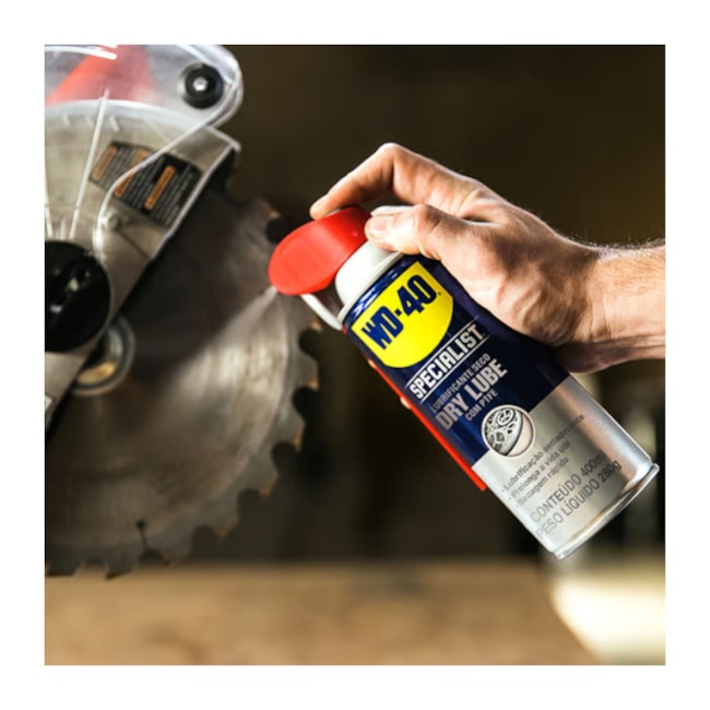 Spray Lubrificante Seco Antiaderente com PTFE Specialist DRY-LUBE WD-40-d328e77d-c690-4fff-8e36-f551d04c038f