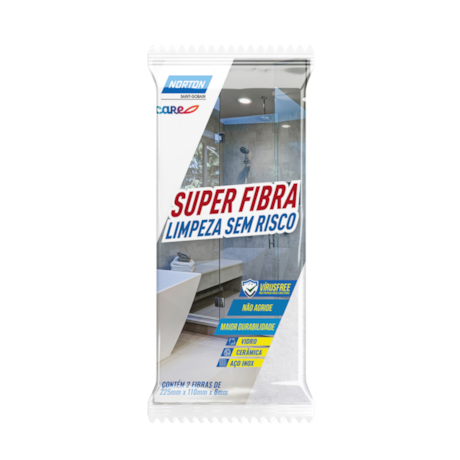 Super Fibra para Limpeza sem Risco 110x225mm Branco 78072744174 NORTON -28f41260-4c91-4b53-835a-b342fa70fa95