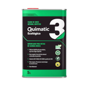 Super Fluido 3 para Corte de Metais de Alta Dureza Biodegrádavel 5L NR 3-BIO QUIMATIC