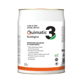Super Fluido de Corte Sintético Ecológico 20 Litros NR 3-BIO QUIMATIC