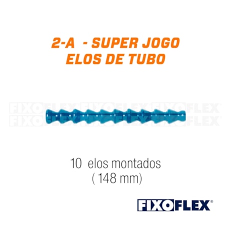 Super Jogo de Elos Fixo Flex Tubo 148mm com 10 Elos 2-A TAPMATIC-cb7e27c0-6cbf-476c-96fb-f6c24e613109