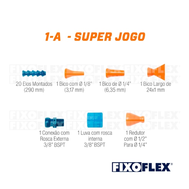 Super Jogo Fixo Flex com 26 Peças 1-A QUIMATIC-cf4101a0-8656-4976-95b4-ed41de0ee611