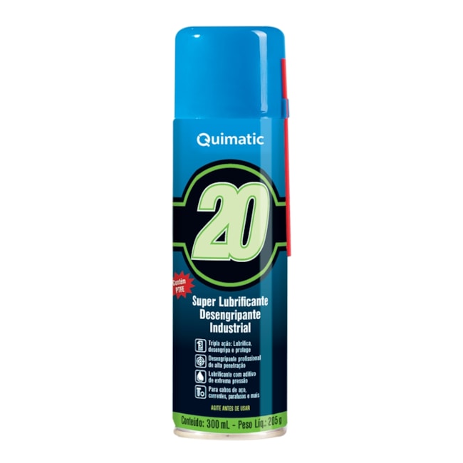 Super Lubrificante Industrial HD Aerosol 300ml QUIMATIC 20 AM1-782a0561-1ce4-494a-8f9b-8e126132a443
