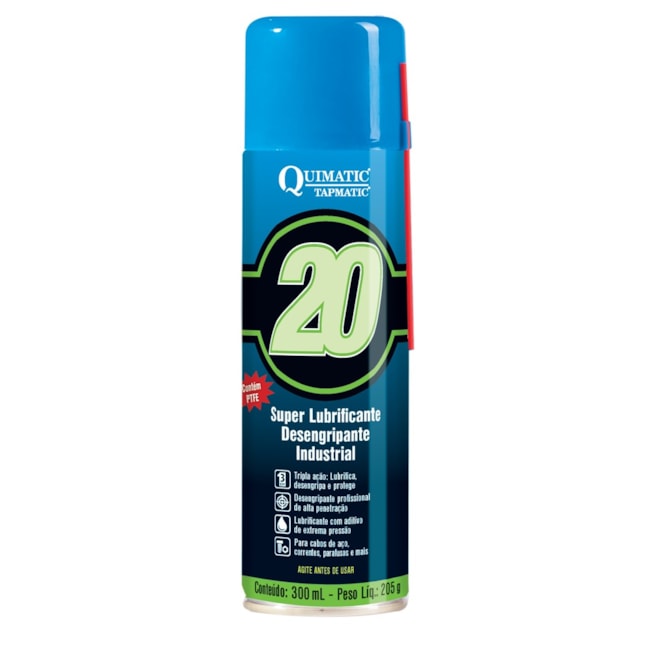 Super Lubrificante Industrial HD Aerosol 300ml QUIMATIC 20 AM1 TAPMATIC-ef86f891-632f-4287-aa9d-fe6dd8eebbf2