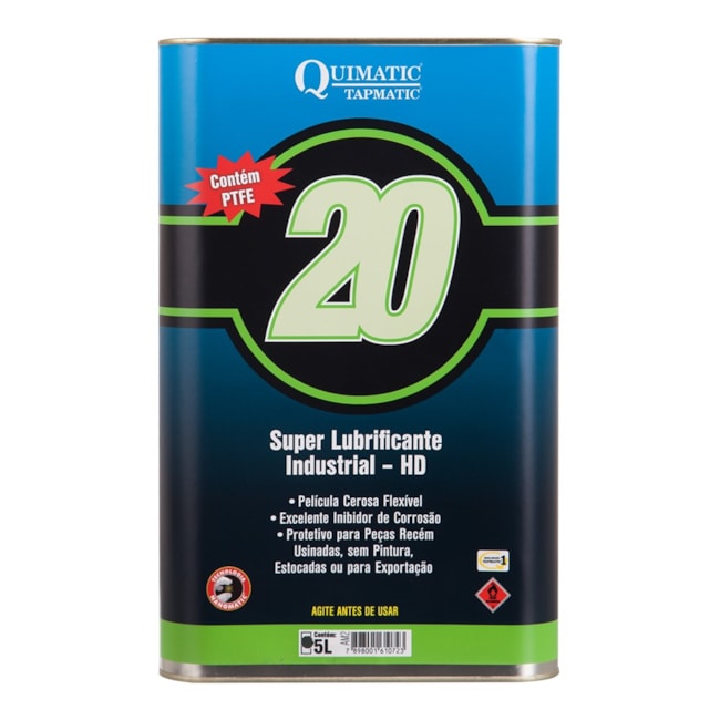 Super Lubrificante Industrial HD Galão 5 Litros QUIMATIC 20 AM2 TAPMATIC-c6d1fec0-6152-4bde-bd12-ca9d29452240