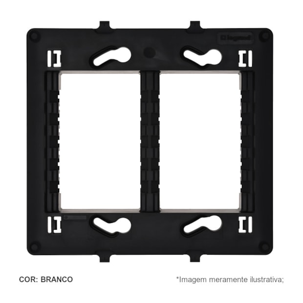 Suporte Branco 4x4 6 Módulos 612124 PIAL-52899b5d-c417-4954-84cd-711df08c7f26