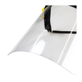 Suporte com Visor Incolor de Policarbonato para Capacete 010251810 CARBOGRAFITE 