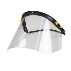 Suporte com Visor Incolor de Policarbonato para Capacete 010251810 CARBOGRAFITE 