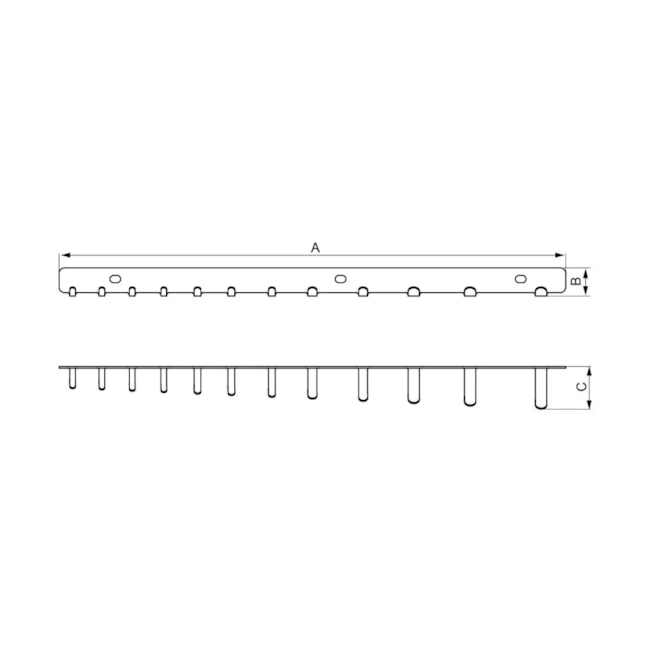 Suporte de Chaves Combinadas para Painel Perfurado 44953/995 Tramontina PRO-737fafb7-a051-4098-a0ee-fd0179689a2b