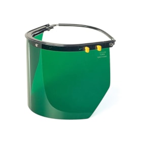 Suporte em Alumínio com Visor Verde em Policarbonato para Capacete 10395410 CARBOGRAFITE