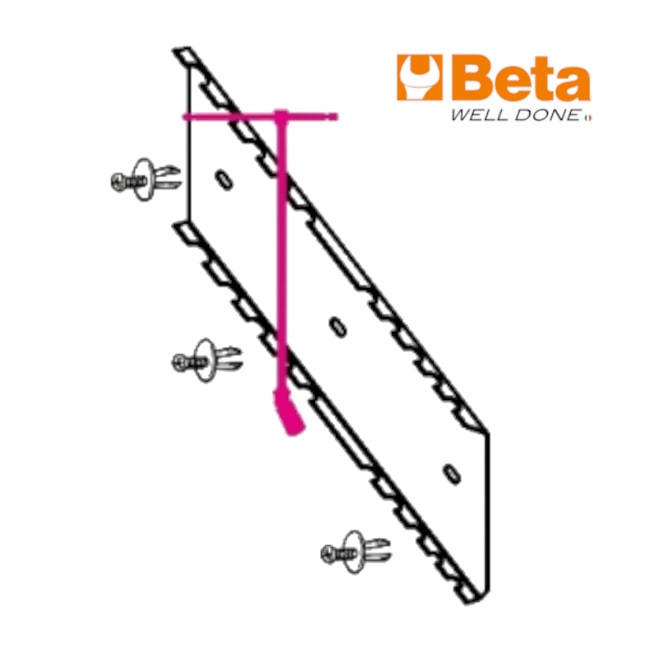 Suporte para 10 Chaves em T S952/10 BETA-b2d0ae29-39e6-4b82-8b5a-3875d1159c3b