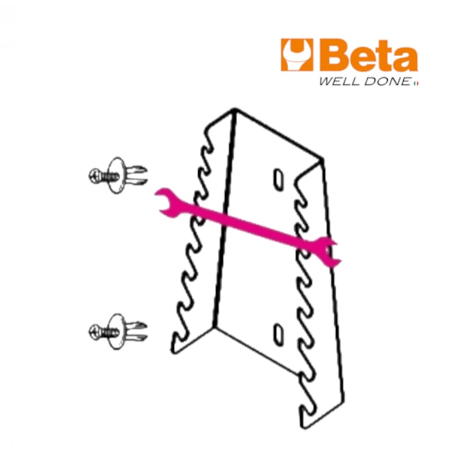 Suporte para 8 Chaves em Chapa S55/8 BETA-77ac5096-1aab-46fd-a9d8-715aa62fa61c