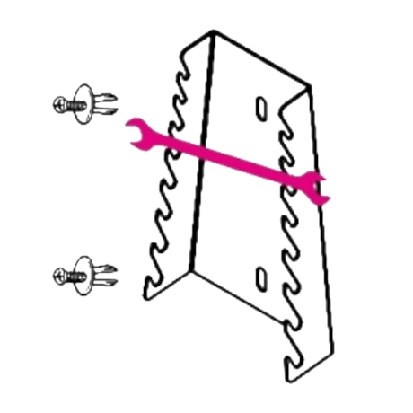 Suporte para 8 Chaves em Chapa S55/8 BETA-9ec744c5-d435-4261-90f9-536f3c0498c0