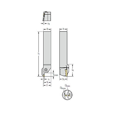 Suporte para Bedame Frontal 25x25 ES 4mm GX24 Esquerdo G1111.2525L-4T25-092GX24 WALTER-fb6883cf-105e-48c5-9259-6fe6da1acd2f