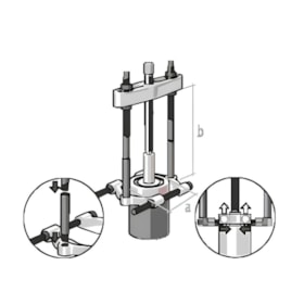 Suporte Para Extração Externa 40 A 120mm 1.38/0 GEDORE