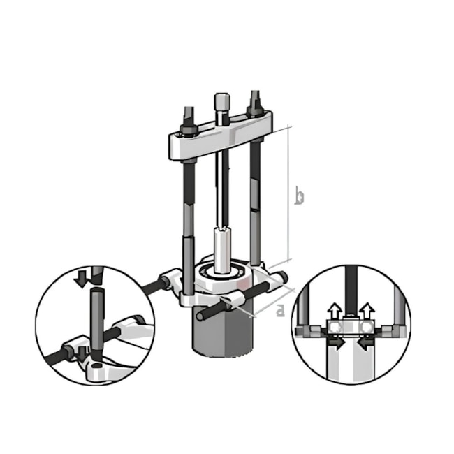 Suporte Para Extração Externa 40 A 120mm 1.38/0 GEDORE-d7b34773-98a5-46a6-bb65-bca4d1ffb507