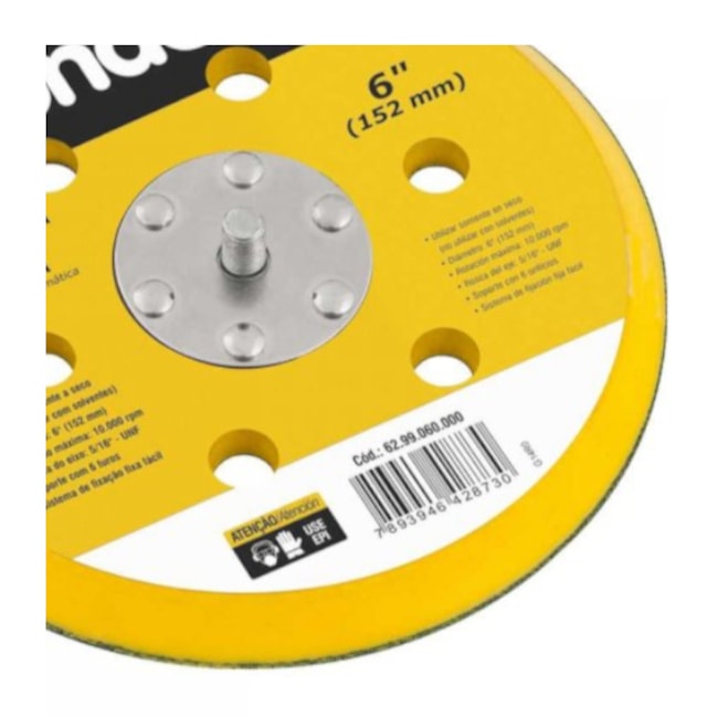 Suporte para Lixadeira Orbital Pneumática 6299060000 LP 610 VONDER-5919bd42-af5d-438c-84e3-a1329974c58e