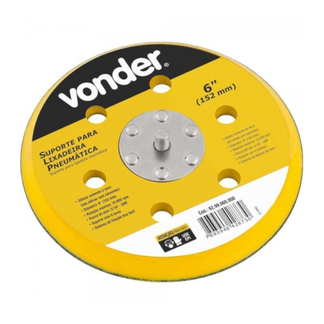 Suporte para Lixadeira Orbital Pneumática 6299060000 LP 610 VONDER-e810b071-0687-4957-aa98-59390796d813