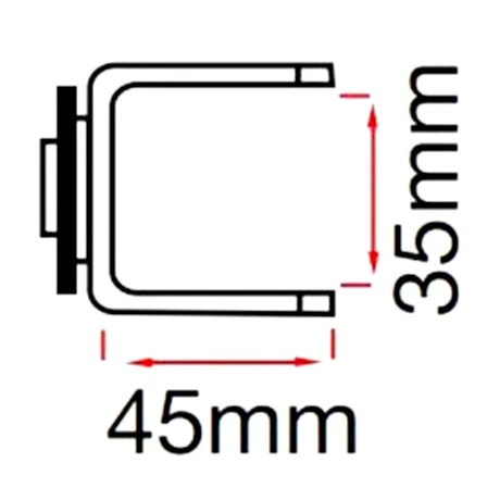 Suporte para Painel de Ferramentas 45x35mm SM-C2 MARCON-5adca4ef-63b3-4d24-a95c-143301497def