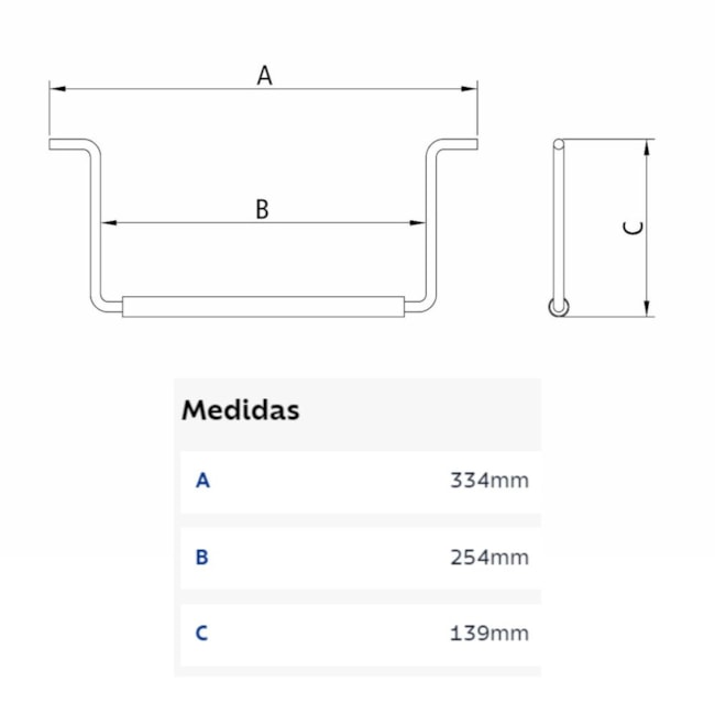 Suporte para Rolo de Papel para Carros Organizadores 44954992 TRAMONTINA PRO-2b8ae52e-ce69-4464-989c-25635e9dfe77
