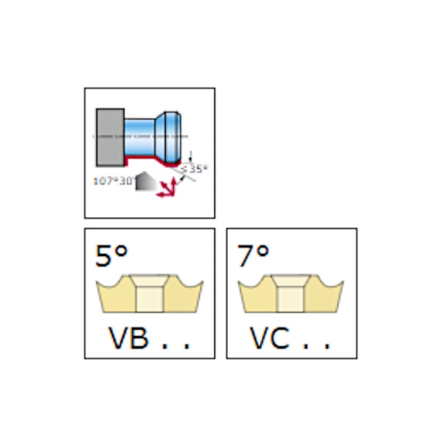 Suporte para Tornear Externo 2020 Direito PVHBR2020K16 WALTER-51b06be2-74d7-44f0-a360-d48eee090053