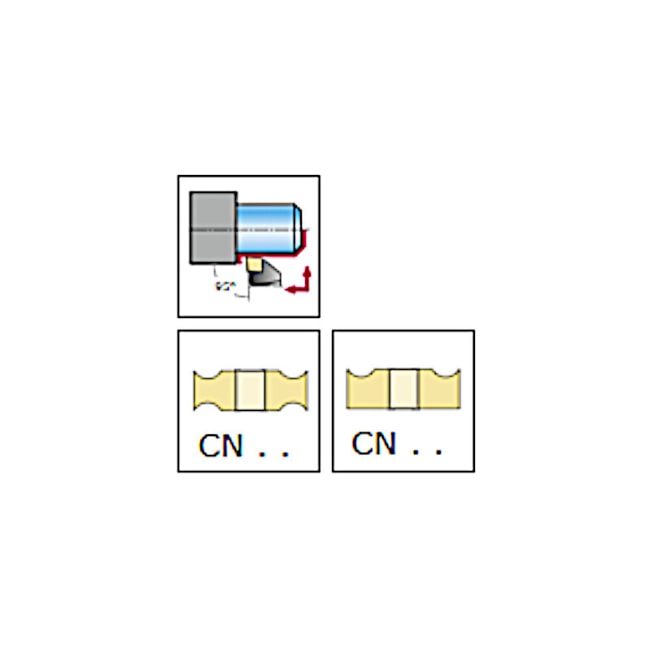 Suporte para Tornear Externo 2525 CNMG12 Esquerdo DCLNL2525M12 WALTER-44bb4593-b912-4031-9d62-a3956ba40d18