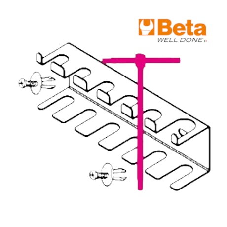 Suportes para Chaves em T Macho 951/6 S951/6 BETA-f595e4b8-8a55-425d-8f58-dfd8c5b97c7b