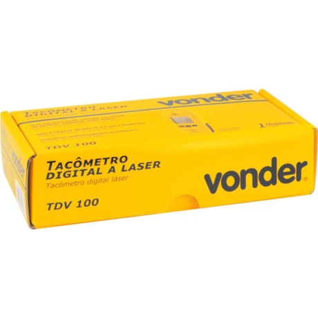 Tacômetro Digital a Laser 99.999RPM TDV 100 3870000100 VONDER-37d9cf37-7f2a-4f3f-86e8-881a931254f9