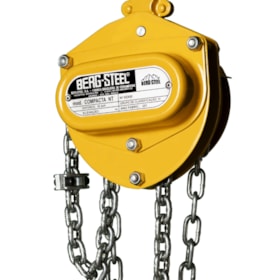 Talha Manual 1000kg x 5m COMPACTA NT BERG STEEL– Uso Profissional