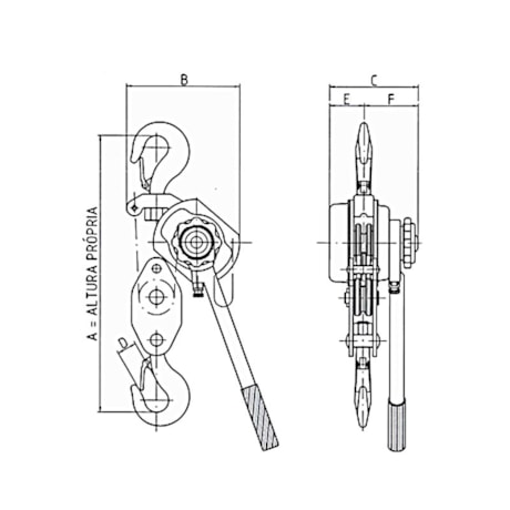 Talha Manual de Alavanca 3000Kg x 5 Metros 3000E BERG STEEL-89dd9b59-fffe-4e9b-a38e-c7179ef4de20