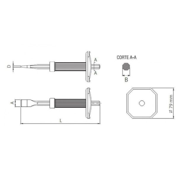 Talhadeira com Empunhadura 22x225mm 207206BR BELZER-a67005b5-a5e8-4d16-9191-ec73e5ba1c93