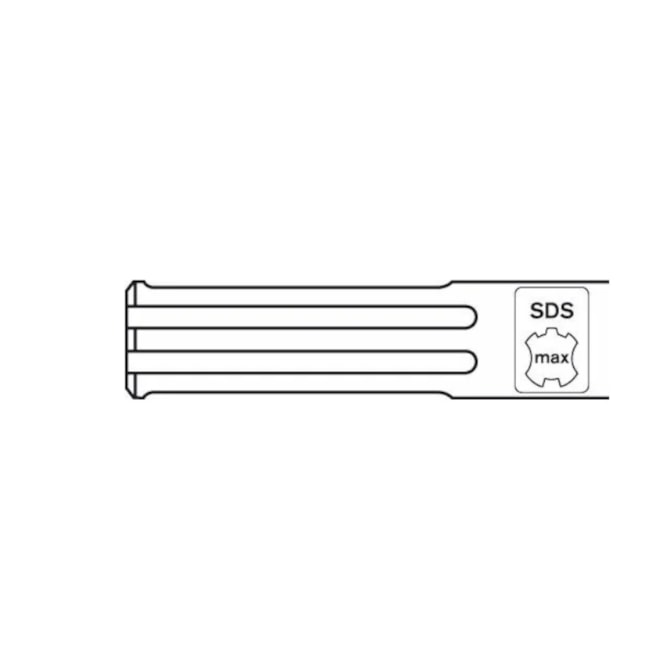 Talhadeira Encaixe SDS MAX 25x600mm 2608690126 BOSCH-cc721eb8-be4b-4f74-aa53-b844d4d6afb9