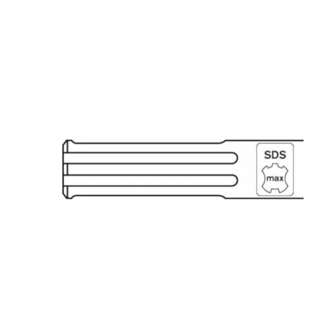 Talhadeira SDS Max 25x600mm 2608690238 BOSCH-2e2090e5-2ef0-4bcc-ac04-7974596d0120