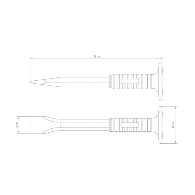 Talhadeira Sextavada 10