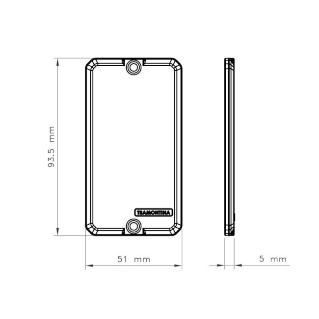 Tampa Cega para Condulete 3/4